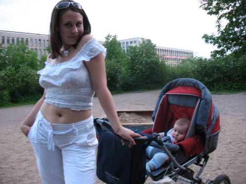 lonesomemother1: My son loves it when we go for a walk with “OUR” baby. Of course my husband and our