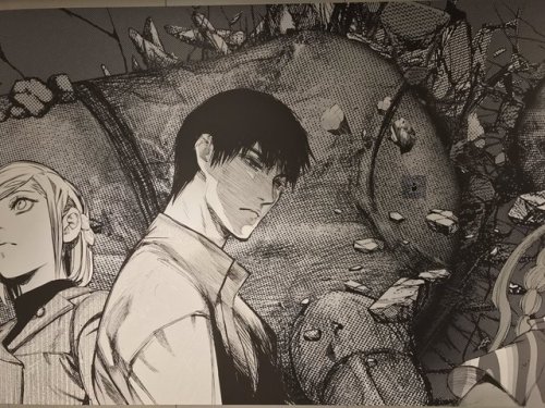 Tokyo Ghoul:re panels in Shibuya station part 1