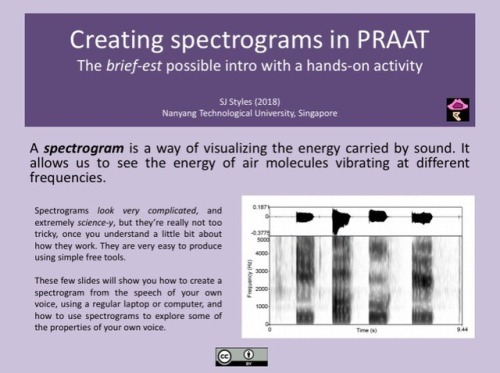 allthingslinguistic: Creating spectrograms in PRAAT: The briefest possible intro with a hands-on act