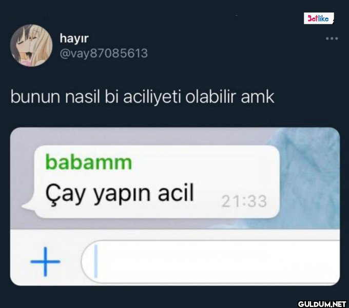 hayır @vay87085613 bunun...