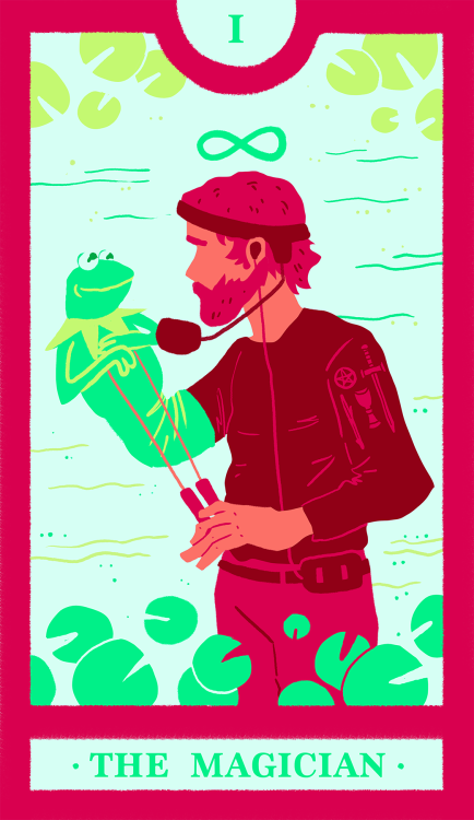 theartofmadeline:cards 0-5 in my muppets major arcana