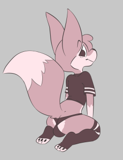 thatlewdfox: Today’s my birthday. So here’s Ziggy in a cute little outfit.  ;3