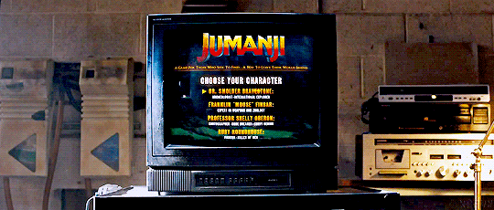 Jumanji | Un jeu pour tous ceux qui espèrent laisser derrière eux leur univers Tumblr_osfrko59uq1qgwefso1_540