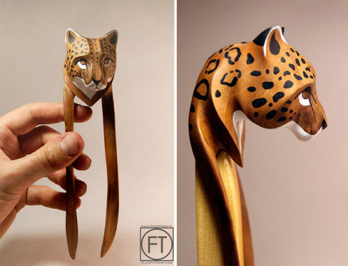 Free in Tree Hand-Carved Hair Accessories Double as Exquisite Wildlife SculpturesFrom an elegant che