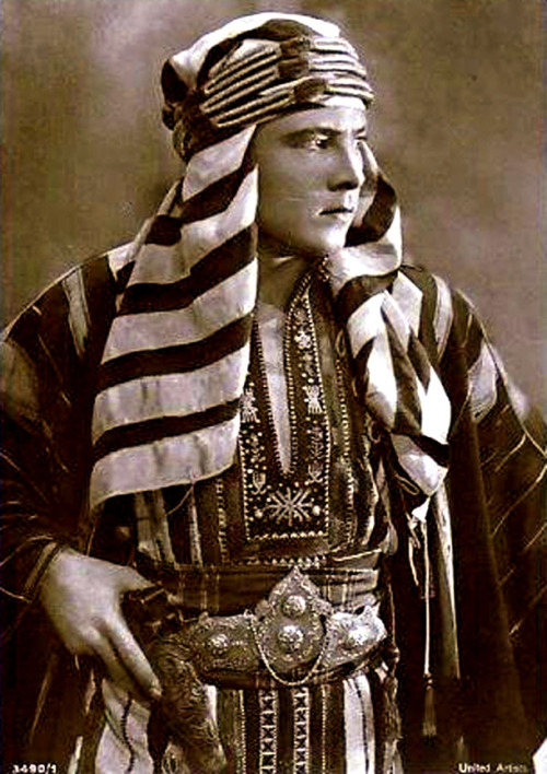 Rudolph Valentino in The Sheik, 1921