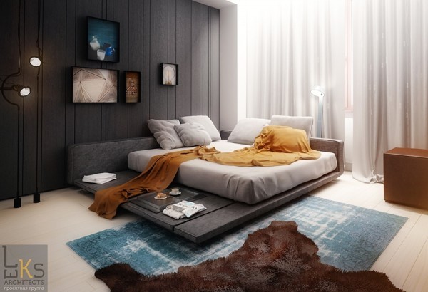 homedesigning:  (via Worldly Apartment in Kiev, Ukraine [Visualized])