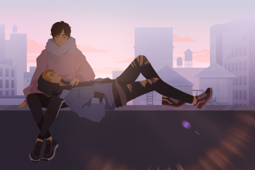 Hanging out on a chilly November morning ☁️