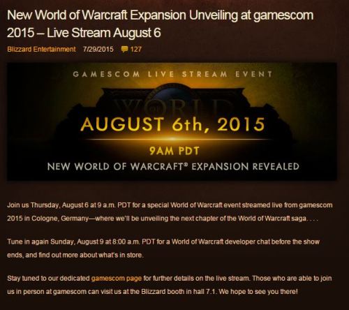 lobstmourne:  kokiron:  tmirai:  madeinhellism:  NEW WoW EXPANSION UNVEILING NEXT WEEK.  Who wants to start a betting pool? Let’s make a game of this.  My bet: it’s still not the Emerald Dream xpac people have been asking for since forever, even though