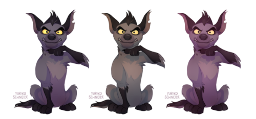 Watched the new ‘The Lion Guard’ episodes and some hyenas happened. Guess there’s even more to come 