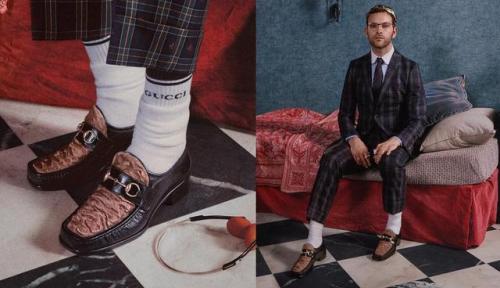 menandfashion: GUCCI Resort 2018 campaign businessmen Fabrizio and Stefano Occhipinti, music lover and production company assistant Betani Mapunzo and Giulia Salvatore, actor Alessandro Borghi, composer Stefano Torossi, filmmaker Sofia Mattioli,  film