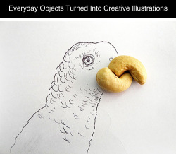 the-absolute-best-posts:  tastefullyoffensive:  Everyday Objects Turned Into Creative Illustrations by Victor Nunez [via]Previously: Everyday Objects Blended With Simple Sketches  Featured on a 1000Notes.com blog 