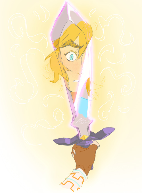 MASTERSWORD.png[IMAGE ID: digital fanart of the zelda games: at the bottom of the image, link’