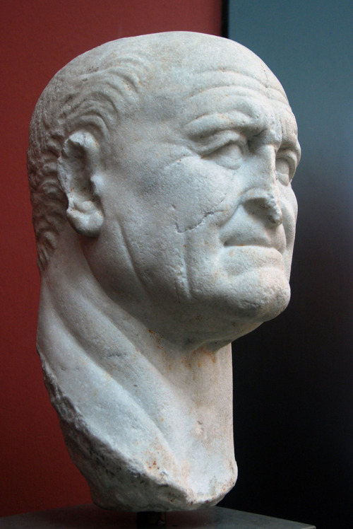 myglyptothek: Emperor Vespasian. From Naples. C. 70 AD. Marble. Ny Carlsberg Glyptoteket, Copen