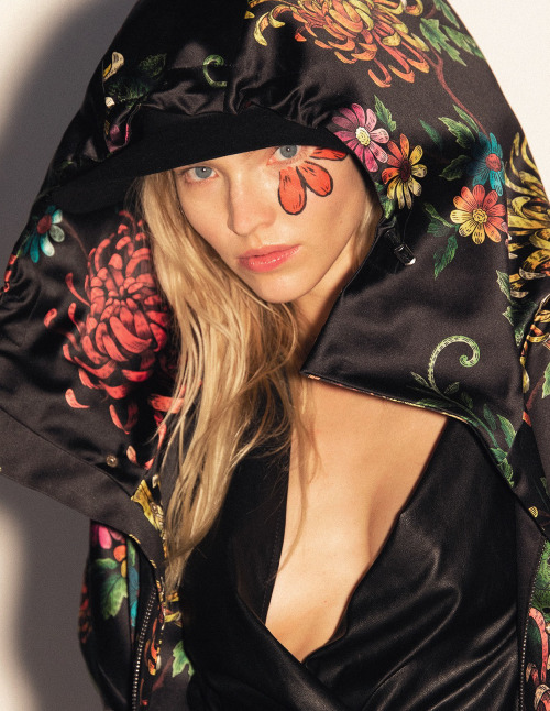 Sasha Luss in Numéro Magazine February 2020 photographed by Hans Feurer