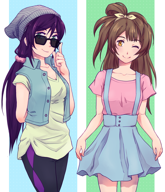 neeneegoose:  a love live print for AX!! inspired by jfashion mags! in the end i
