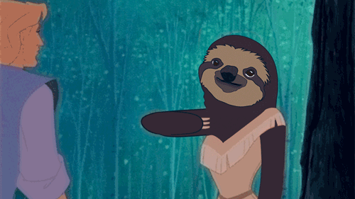 allotherfairiesfly:  frozenfontana:  iaintnopapaya:  Disney Princesses as sloths.  but why  but why not 
