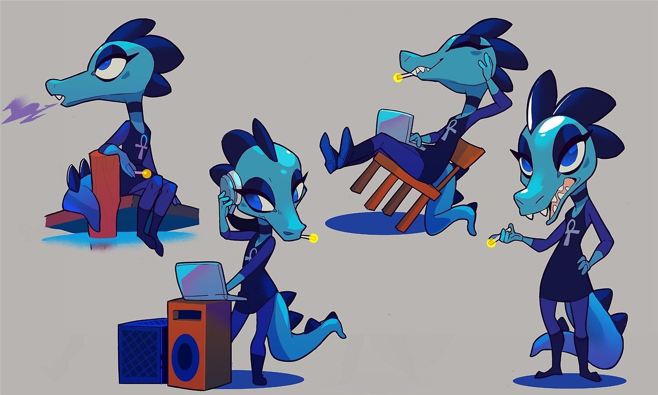 artsyfeathersartsyblog: Just another little sketch page. Bea was my second favorite