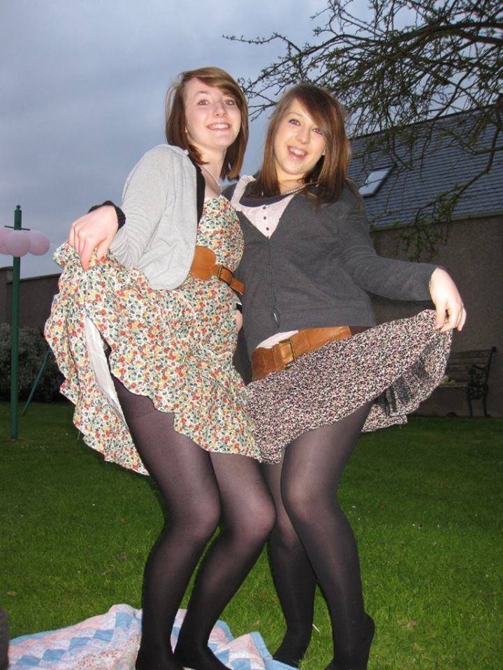 Thong schoolgirl grannies pantyhose