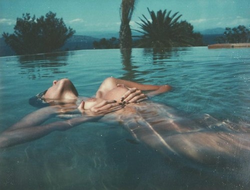 deshistoiresdemode:  Polaroid by Helmut Newton, adult photos