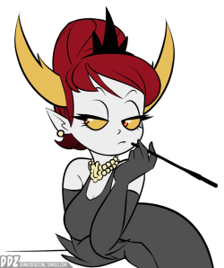 chillguydraws: dankodeadzone:  Felt kinda burned out on commissions so i decided to take a break and just doodle Hekapoo with different hairstyles. Thanks to everyone who sent a suggestion.   