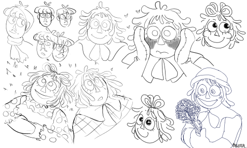 Some Raggedy Ann & Andy Doodles!! Im Devastatingly In Love With This Film And These Characters, Theyre