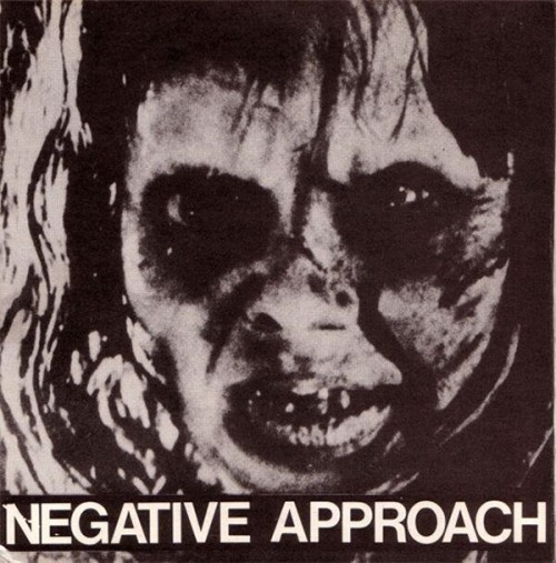 Negative Approach - self titled EP (1982)From a subliminal image of Captain Howdy and Regan during t