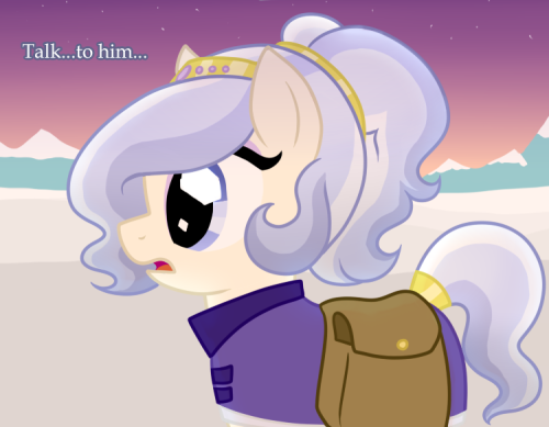 ask-opalescent-pearl:Good thing crystal ponies have dense winter coats.  It’ll keep me warm until I set up that fire…  Now, to find some tinder and kindle…  o: Careful in there!