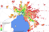 Car ownership and train access in Melbourne, Australia, 2006-2011.