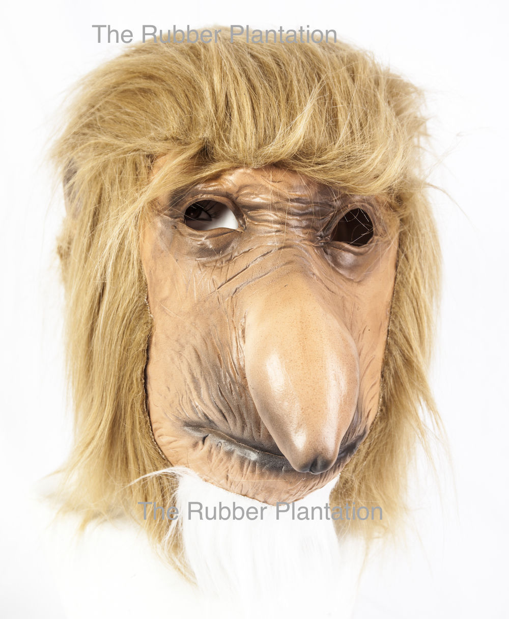 skipperdamned:  dancedisorder:  Proboscis Monkey Mask Long Nose Latex Animal Fancy