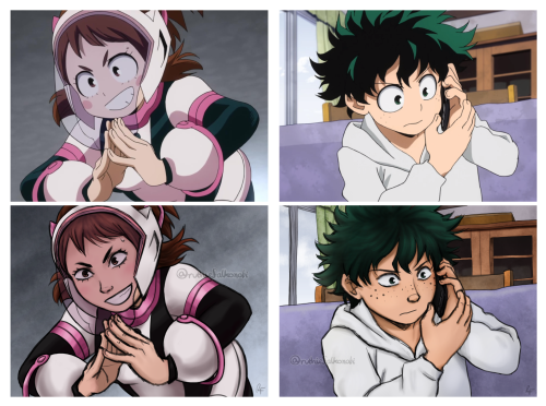 ruthiefalkonobi: Some BNHA screenshot redraws for fun. :D and for learning, I try to convince myself