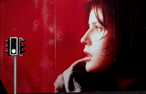 dailyworldcinema:Irène Jacob as Valentine in TROIS COULEURS: ROUGE (1994) dir. Krzysztof Kieślowski