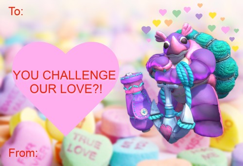 Set 1 | Set 2 | Set 3 | Set 4 | Set 5  Paladins Valentines card dump!To our special community, court