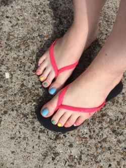 sexy-bare-feet:  The hidden dangers of thongs.