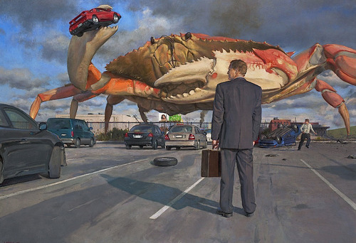 unexplained-events:  Paintings by John Brosio 