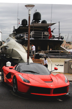 italian-luxury:  LaFerrari on a Boat | ItalianLuxury | Instagram 