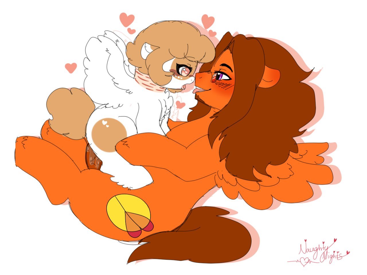 heathers-naughty-nights:i made a lewd. i rarely draw feral so heres some pony funs.X: