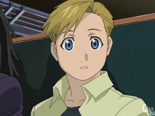 Edward and Alphonse Elric with blue eyes - Fullmetal Alchemist 03 Ep 03 & Ep 51   Requested by A