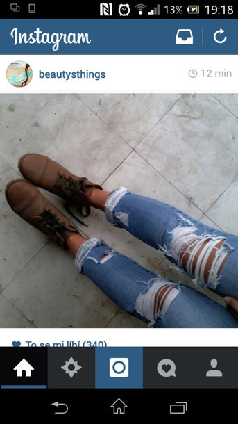 Jeans: denim - Wheretoget sur We Heart It.