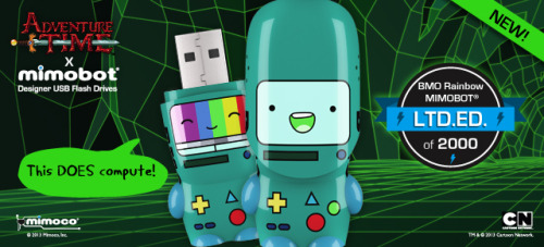 gamefreaksnz:   BMO Rainbow MIMOBOT The extremely limited-edition collaboration is the second installment of the Adventure Time X MIMOBOT® Series originally released at last year’s San Diego Comic-Con. BMO Rainbow MIMOBOT is now available in a limited