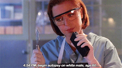 lukesdanes:The X-Files: favorite scully moments - bad blood (5x12).