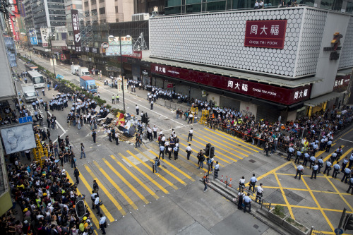 bloombergphotos:Mong Kok Unoccupied                                                              H