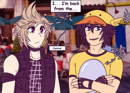 destiny-islanders:  I guess you could say that the Dream Egg from the Moogle Chocobo Carnival wasn’t… eggsactly what I was eggspecting. …I’ll show myself out.