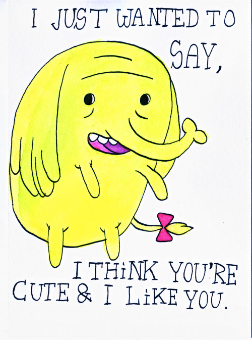 teaxtime:  It’s almost Valentines Day, so I thought maybe some of you would like these cute Advewnture Time related cards to give them to your loved ones!  ENJOY!  [ I’m not a big supporter of Valentines Day, since I don’t like the commercial aspect