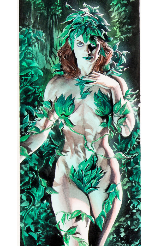 Cosplay] Poison Ivy bodypaint : r/DCcomics