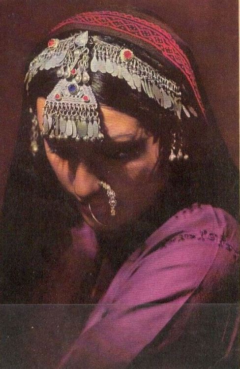 vintageindianclothing:PIA Calendar, 1973, Folk Jewellery of Pakistan.