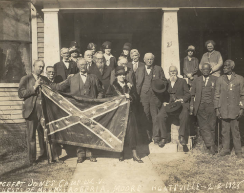 Members of the Egbert J. Jones Camp of the United Confederate Veterans in Huntsville, Alabama (1928)