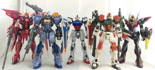 MG Aegis! Ive finally finished all of the MG GATX suits aswell, thought I&rsquo;d have some filt