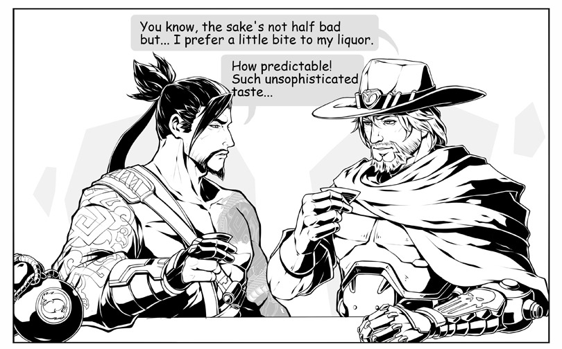 evinist:  Let’s just pretend he can still drink them. Inspired by this interaction