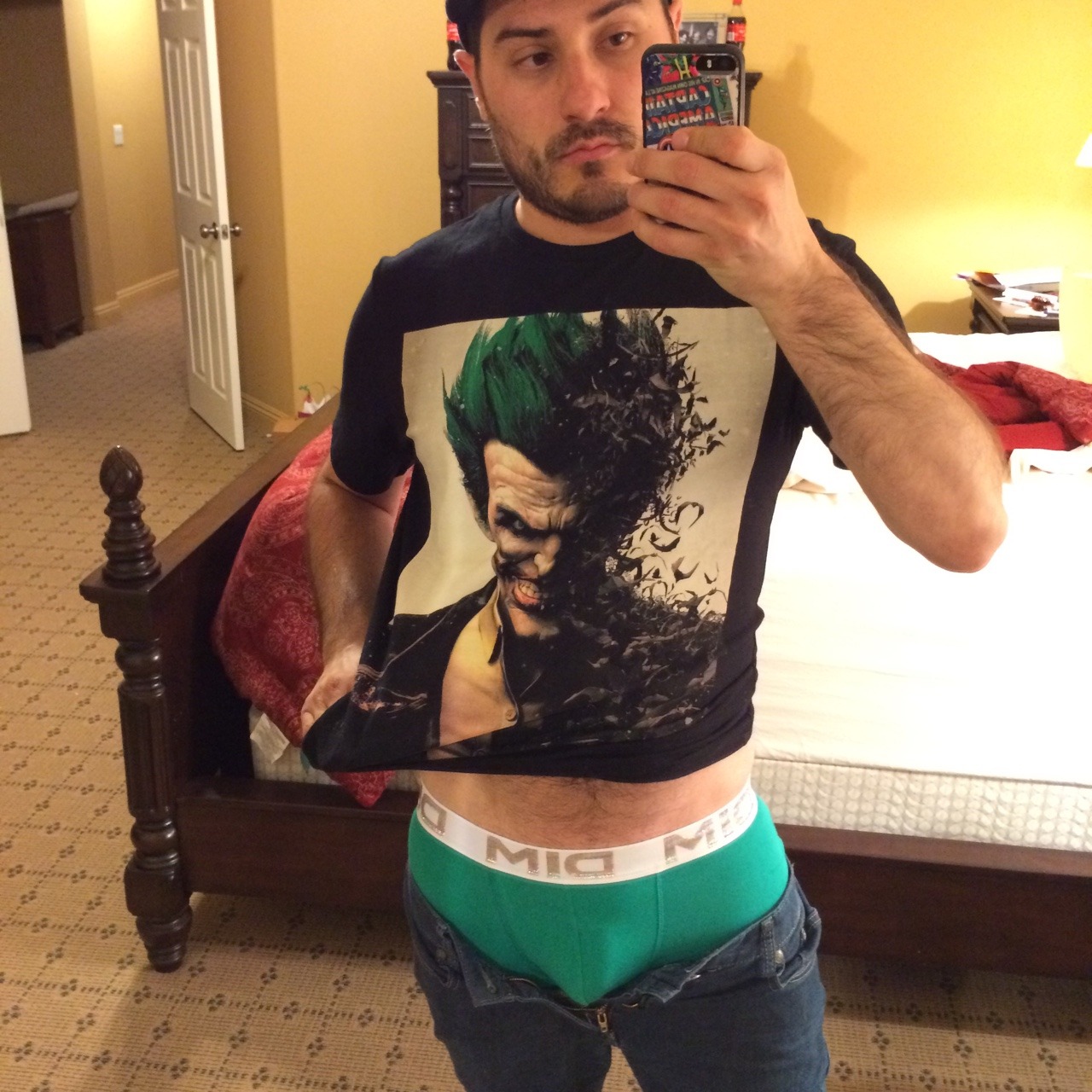 coolbreathofashes:New undies and shirt from my french friend ✌️