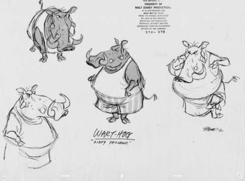 Model sheets and designs for the 1971 Disney feature, Bedknobs and Broomsticks.These come from anima